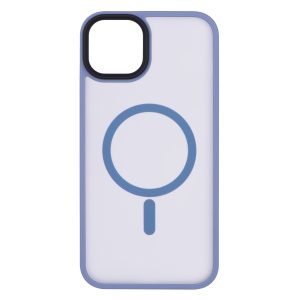 Чохол 2Е Basic для Apple iPhone 15 Plus, Soft Touch MagSafe Cover, Light Blue (2E-IPH-15PRM-OCLS-BL)