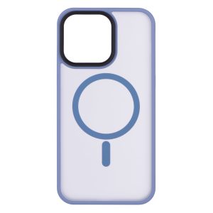 Чохол 2Е Basic для Apple iPhone 15 Pro Max, Soft Touch MagSafe Cover, Light Blue (2E-IPH-15U-OCLS-LB)