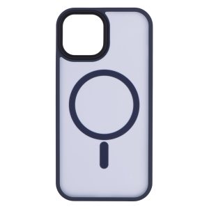 Чохол 2Е Basic для Apple iPhone 15, Soft Touch MagSafe Cover, Dark Blue (2E-IPH-15-OCLS-DL)