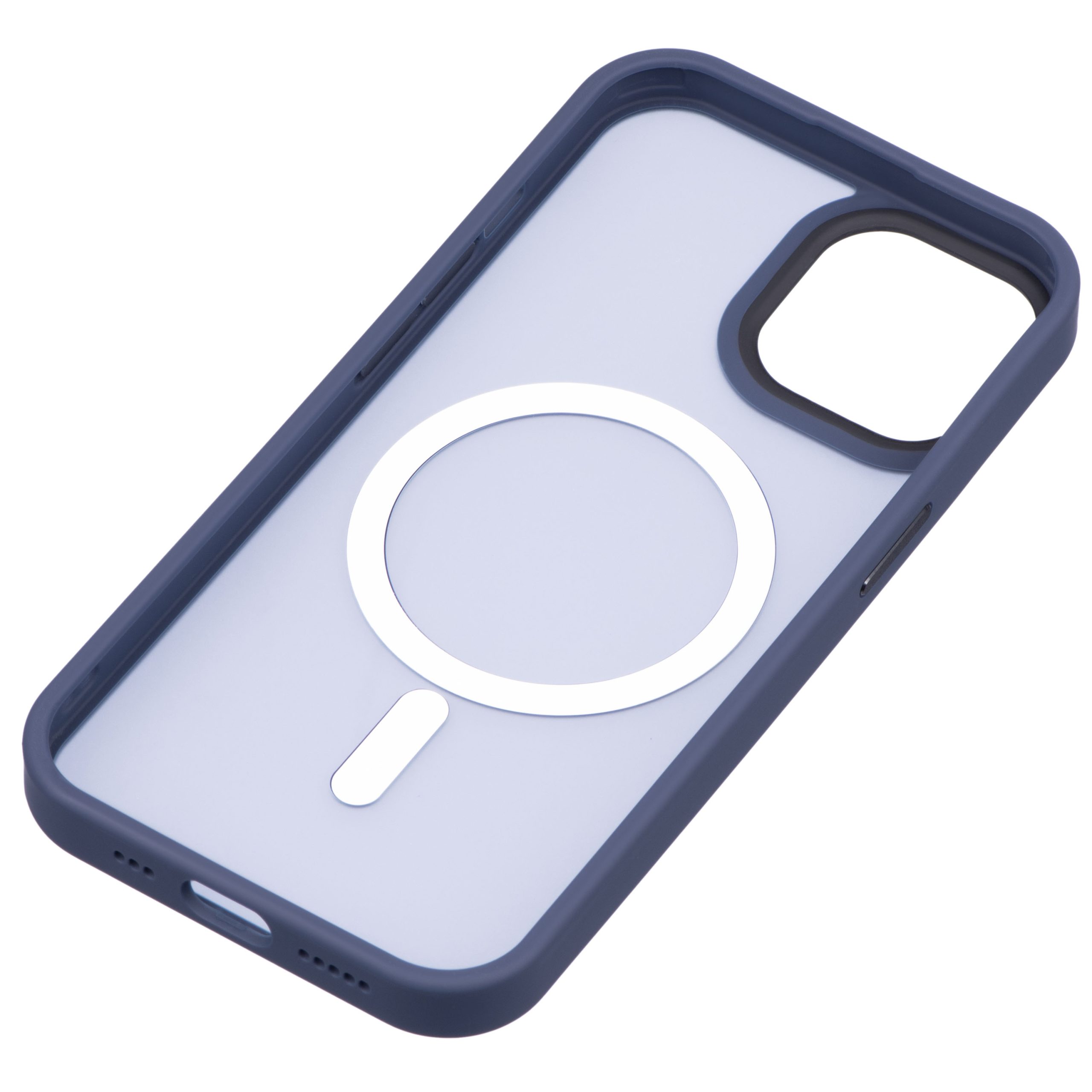 Чехол 2Е Basic для Apple iPhone 15, Soft Touch MagSafe Cover, Dark Blue (2E-IPH-15-OCLS-DL)