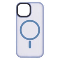 Чохол 2Е Basic для Apple iPhone 15, Soft Touch MagSafe Cover, Light Blue (2E-IPH-15-OCLS-LB)