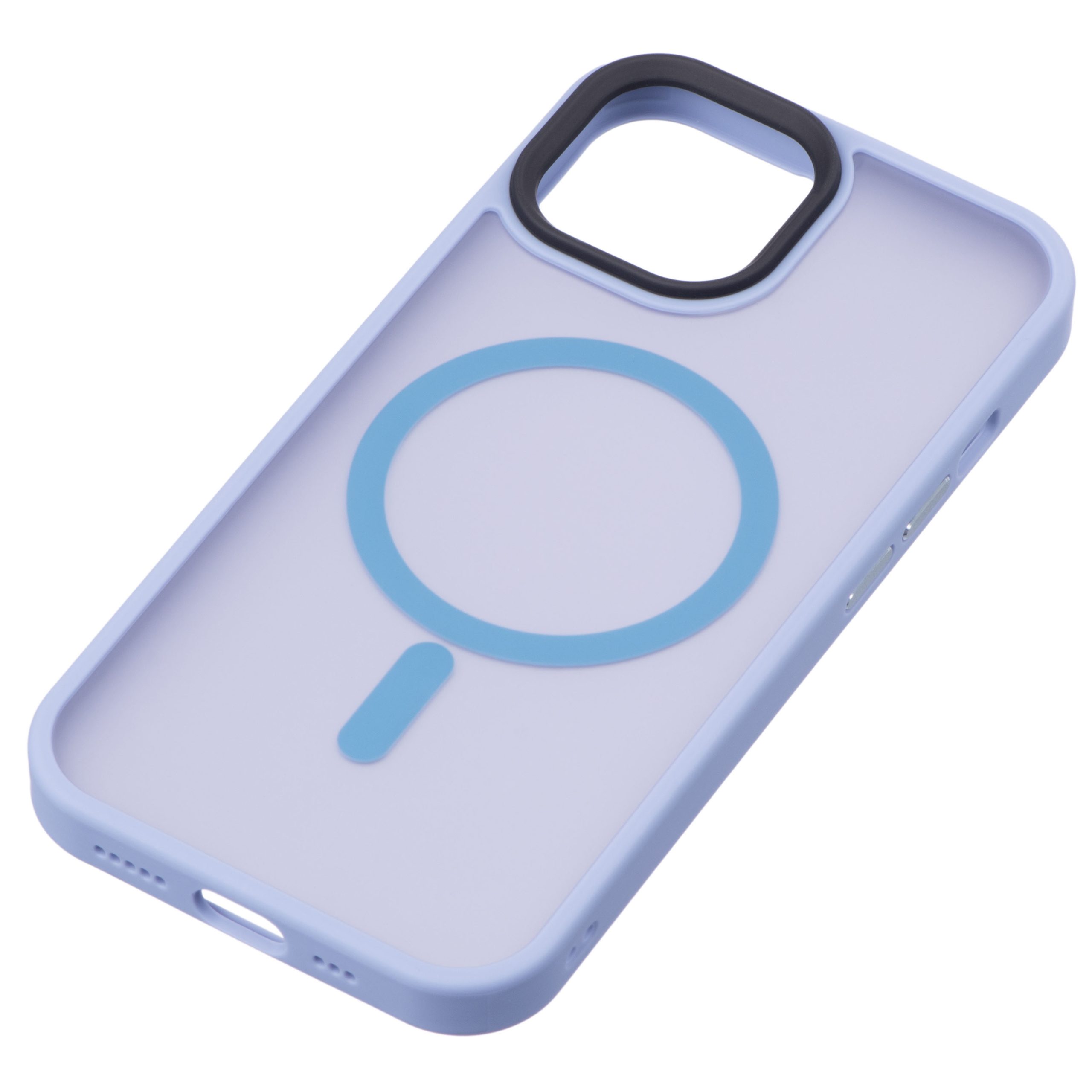 Чохол 2Е Basic для Apple iPhone 15, Soft Touch MagSafe Cover, Light Blue (2E-IPH-15-OCLS-LB)