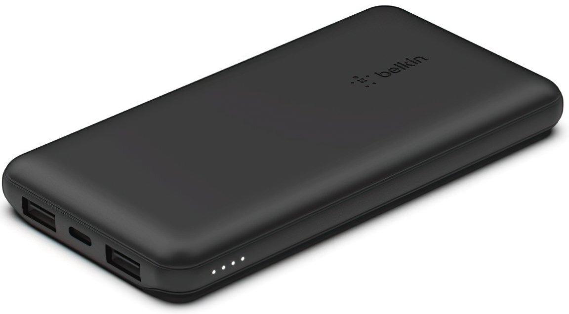 Портативний акумулятор Belkin 10000mAh, 15W Dual Black (BPB011BTBK)