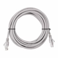 Патч-корд 2E САТ 5e, UTP, 5м, 26AWG, RJ45, 7/0.16, Cu, LSZH, Grey (2E-PC5ECU-5LSZH-GRY)