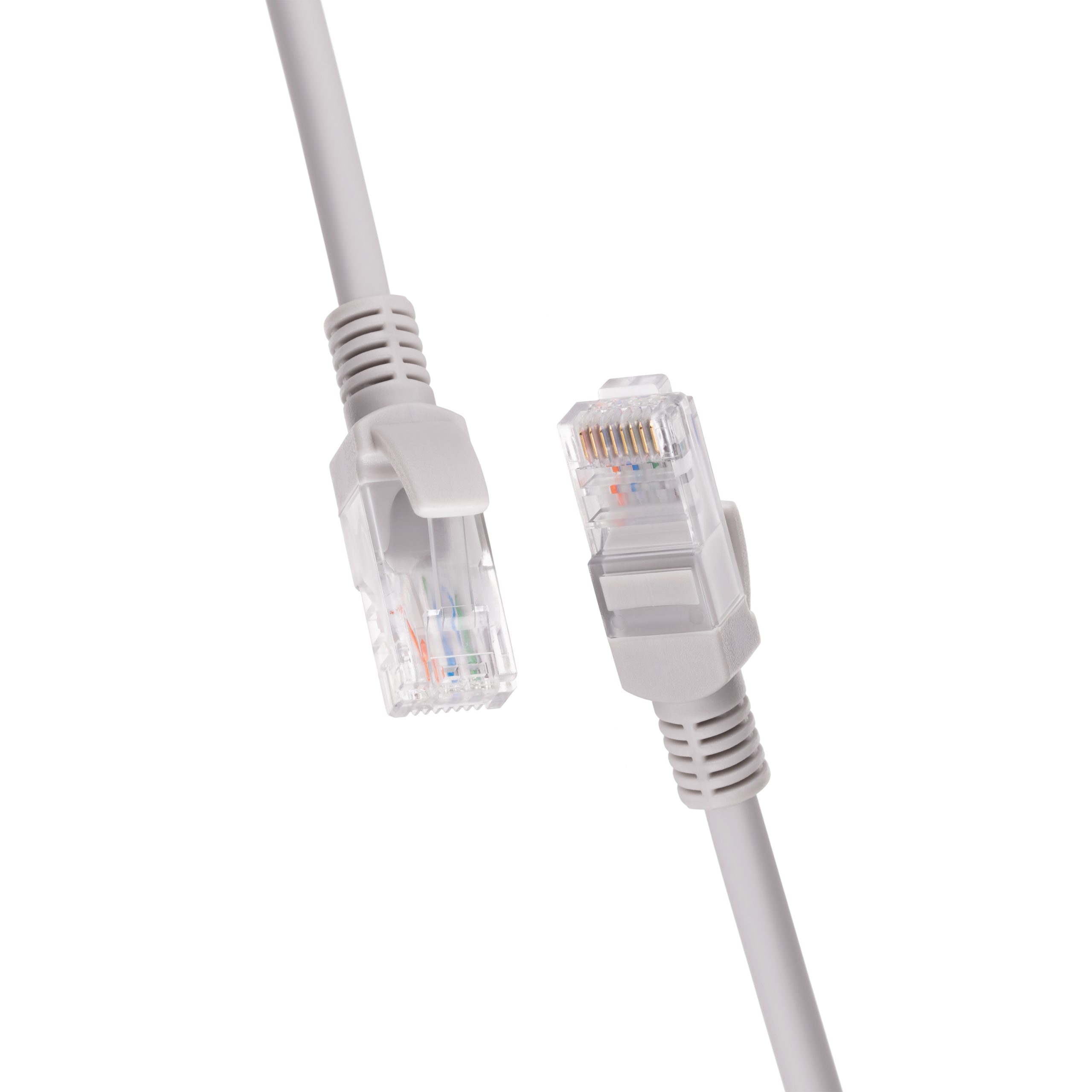 Патч-корд 2E САТ 5e, UTP, 5м, 26AWG, RJ45, 7/0.16, Cu, LSZH, Grey (2E-PC5ECU-5LSZH-GRY)