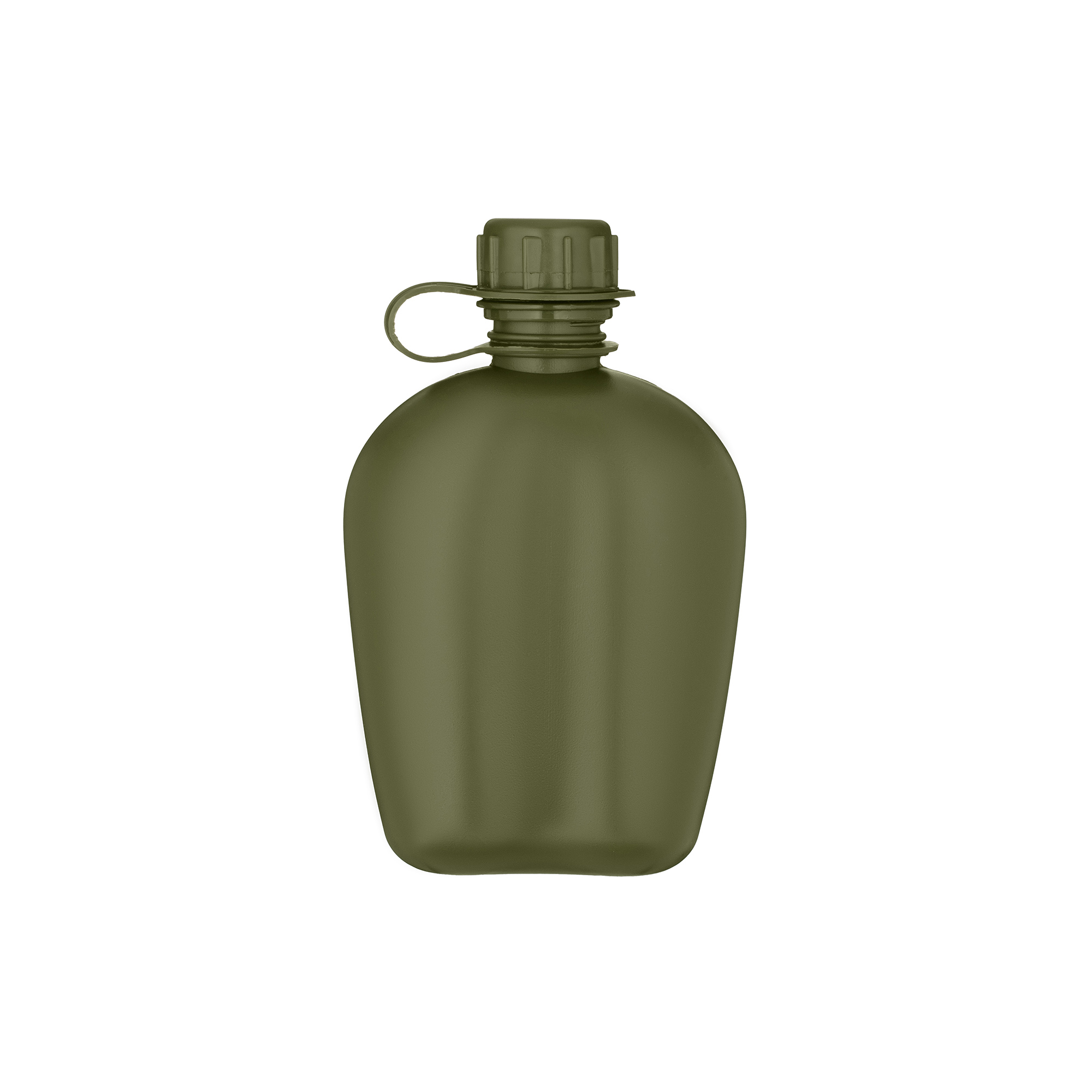 Фляга тактична у чохлі 2E Flask WB01, 1л, з кружкою для їжі, олива