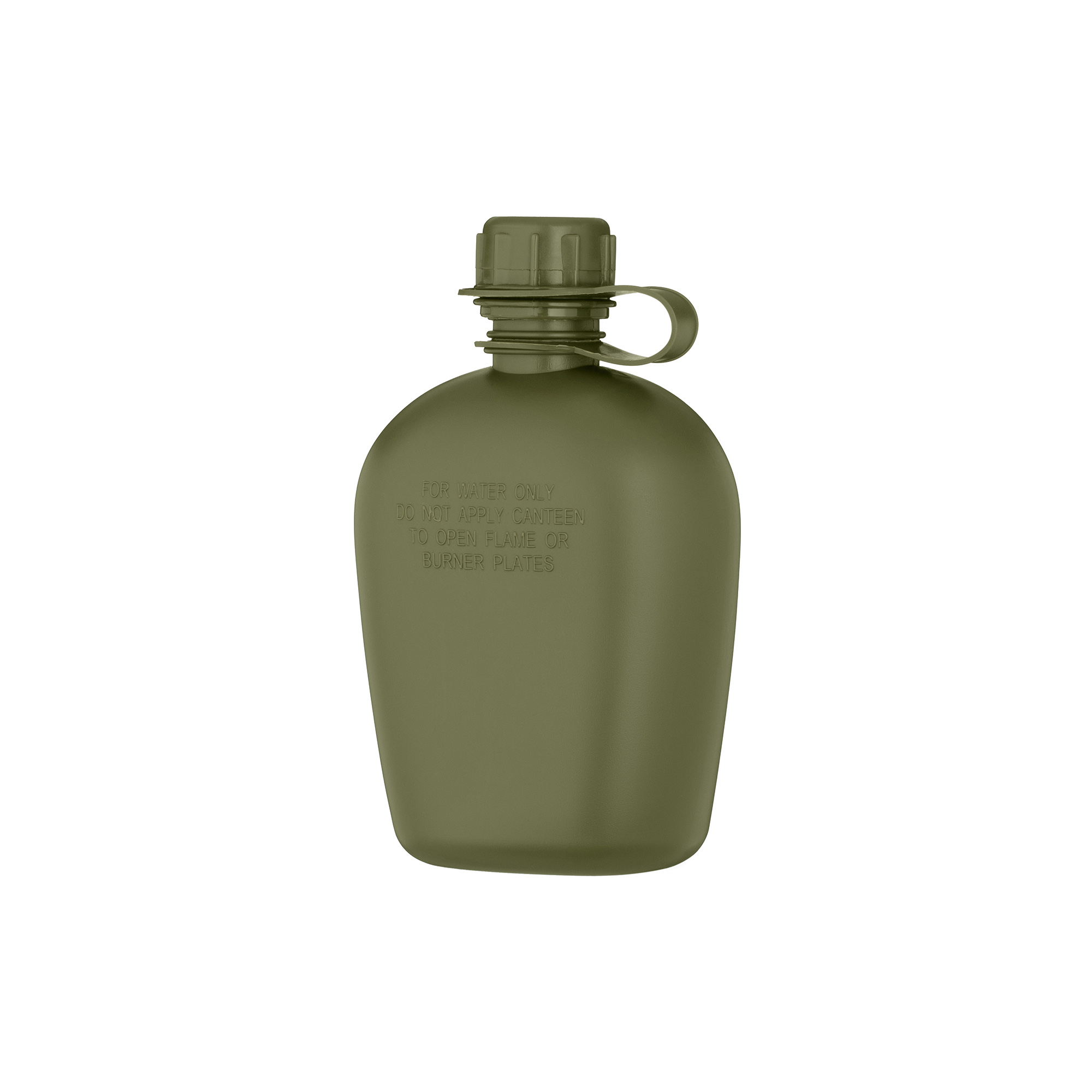 Фляга тактична у чохлі 2E Flask WB01, 1л, з кружкою для їжі, олива