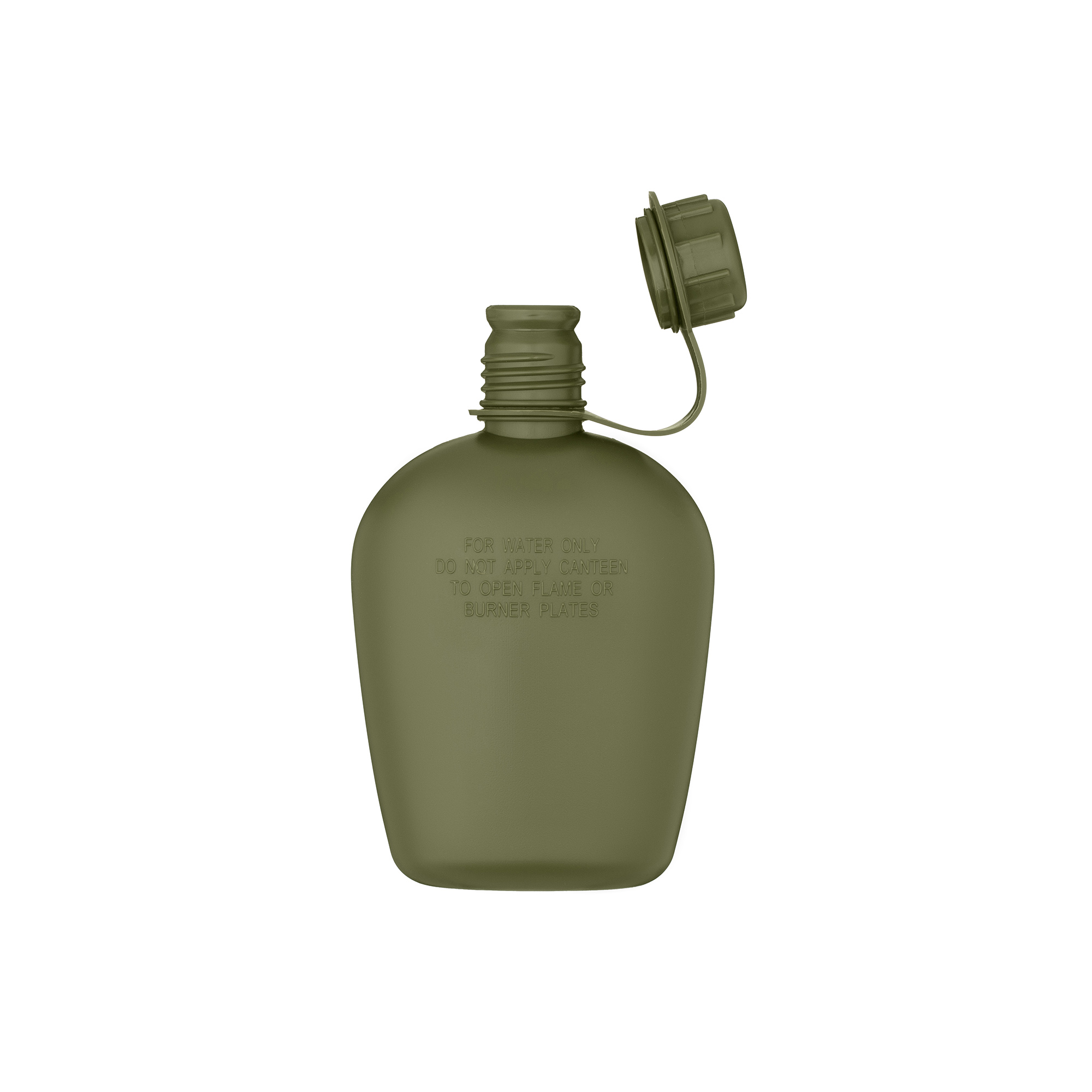 Фляга тактична у чохлі 2E Flask WB01, 1л, з кружкою для їжі, олива