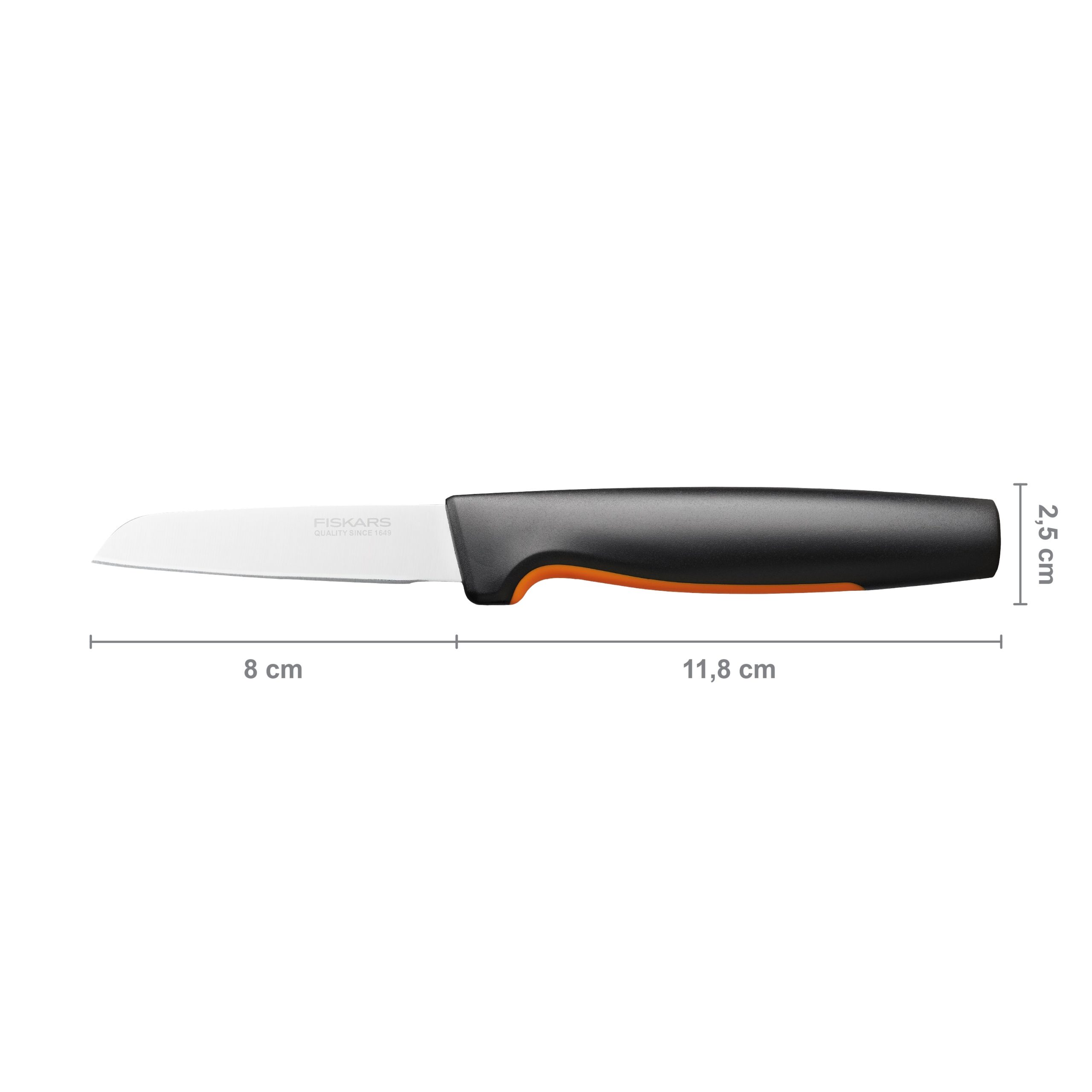 Ніж для овочів прямий Fiskars FF 8см (1057544)