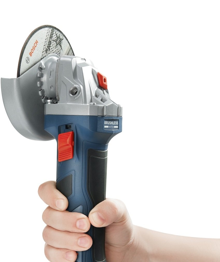 Шліфмашина кутова акумуляторна Bosch Professional GWS 180-LI, 125мм, 18В 1х4А•год, 11000об•хв, 2кг