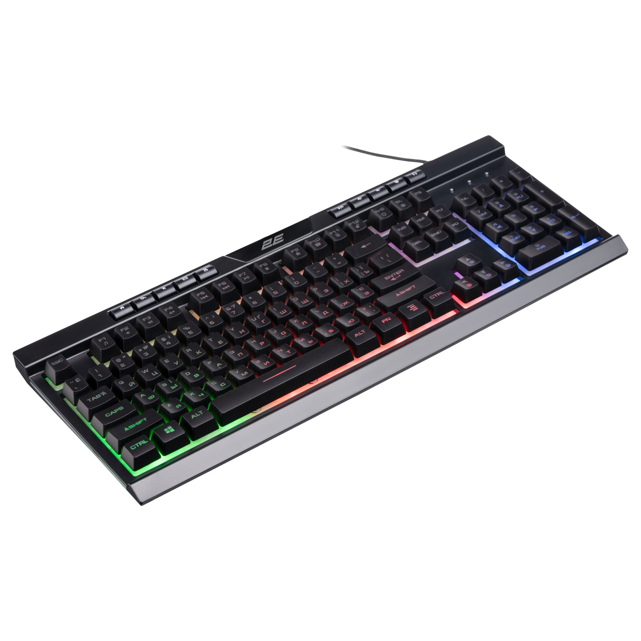 Клавіатура 2E Gaming KG300 LED Black (2E-KG300UB)