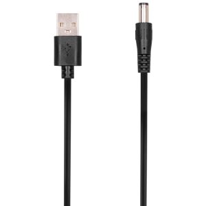 Кабель живлення USB-A – DC 5,5х2,1 мм, 5V/1,5A (1283126552816)