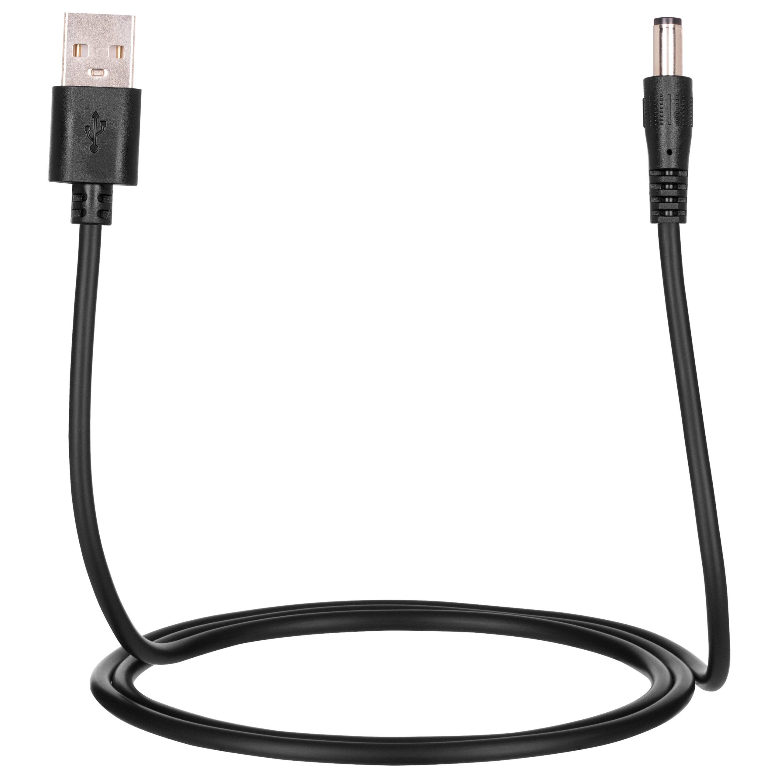 Кабель живлення USB-A – DC 5,5х2,1 мм, 5V/1,5A (1283126552816)