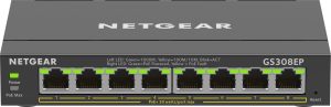 Комутатор NETGEAR GS308EP 8xGE PoE+(62W), керований