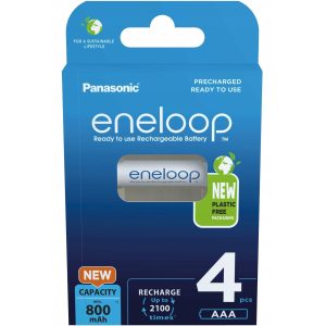 Акумулятор Panasonic Eneloop NI-MH AAA 800 мАг, 4 шт. (BK-4MCDE/4BE)