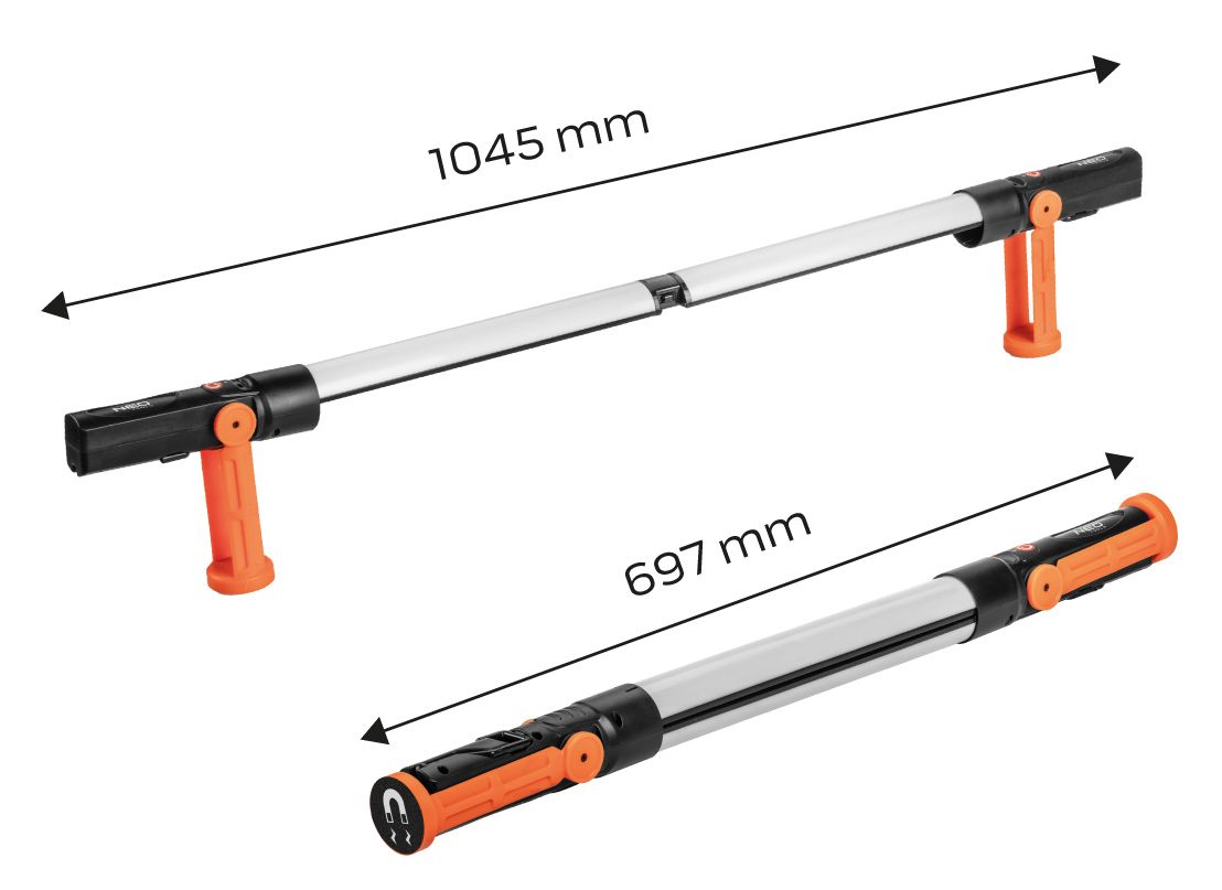 Ліхтар інспекційний акумуляторний Neo Tools, 2х2200мА•год, 2х350лм, 2х45Вт, 6 магнітів у підставці