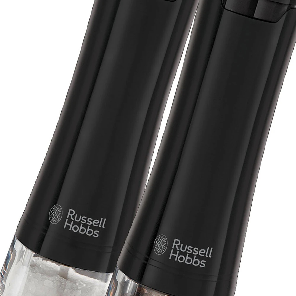 Млини для солі та перцю Russell Hobbs, ААх4, керамічні жорна, чорний