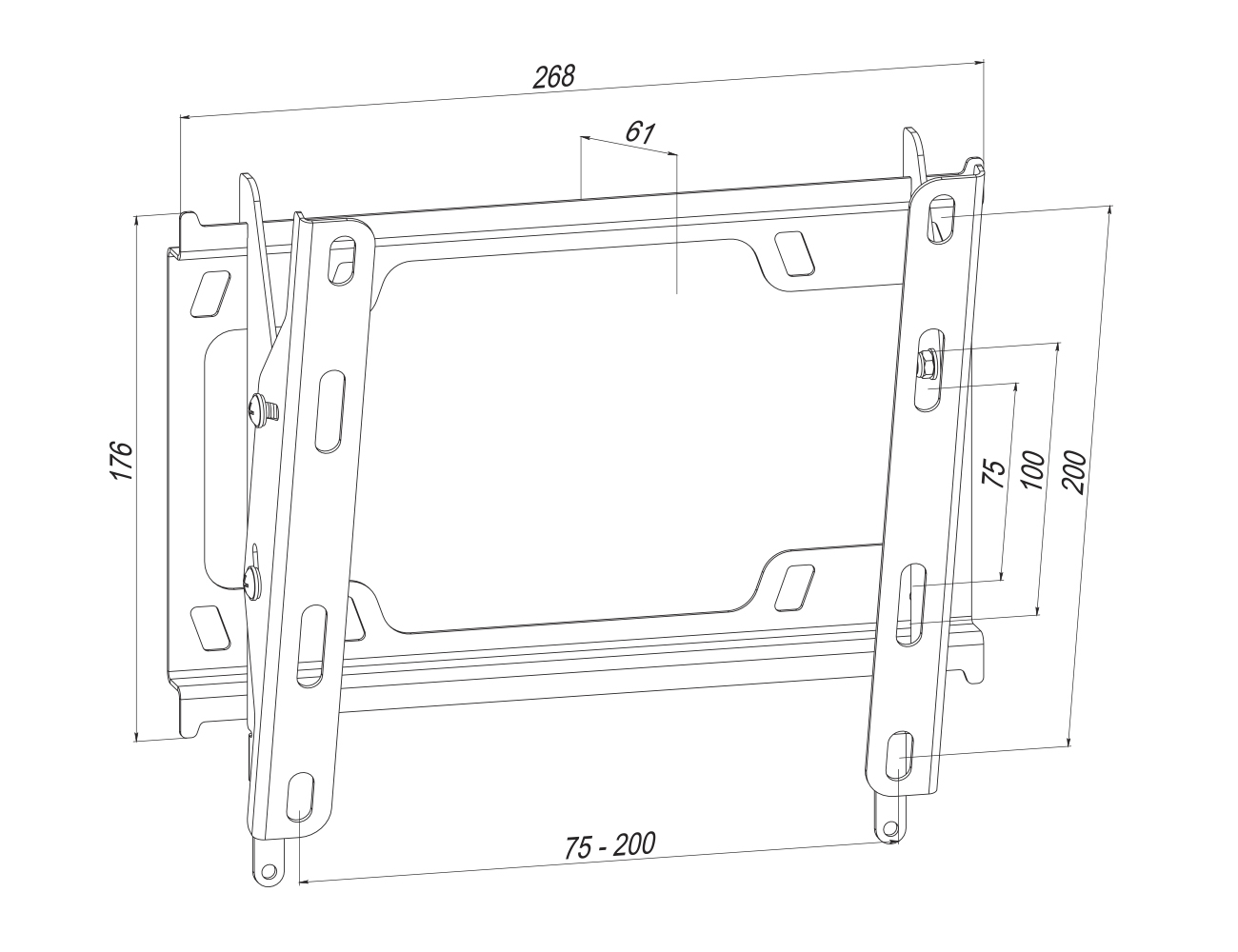 Кріплення похиле Simpler 22-43" 28EN (28EN)