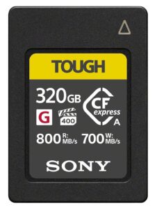 Карта пам`яті Sony CFexpress Type A 320GB R800/W700MB/s Tough (CEAG320T.SYM)