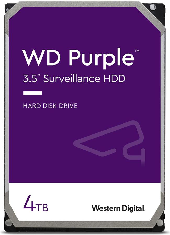 WD Жорсткий диск 4TB 3.5" 256MB SATA Purple Surveillance