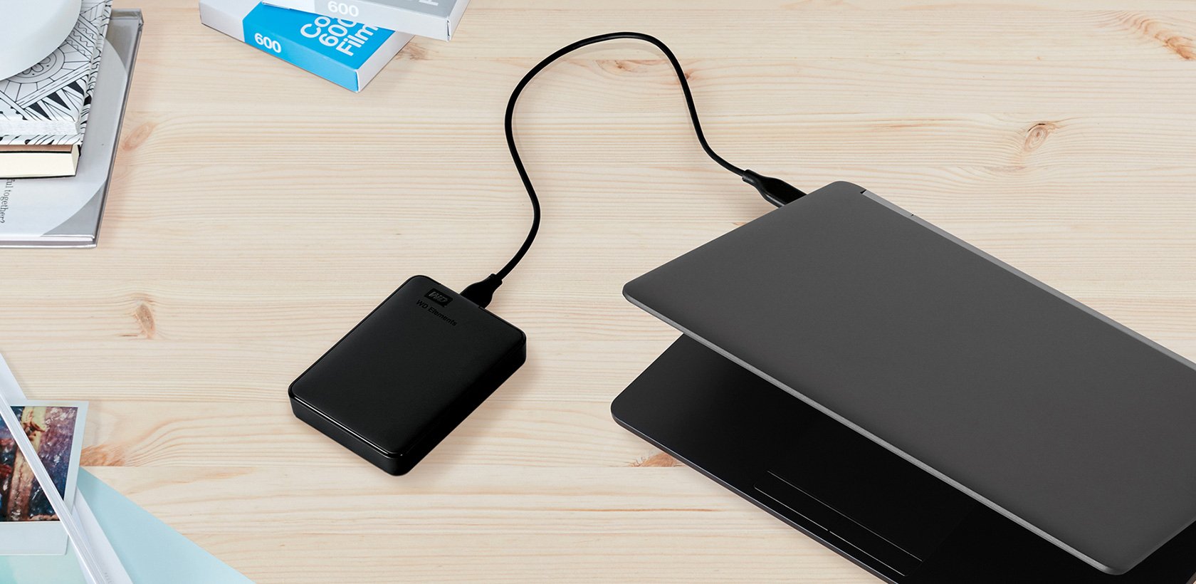 Жесткий диск WD 2.5" USB 3.0 5TB Elements Portable Black (WDBU6Y0050BBK-WESN)