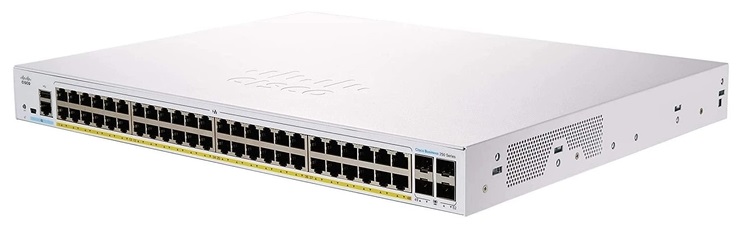 Комутатор Cisco CBS220 Smart 48-port GE, PoE, 4x1G SFP (CBS220-48P-4G-EU)