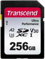 Карта пам`яті Transcend SD 256GB C10 UHS-I U3 A2 R160/W90MB/s 4K (TS256GSDC340S)