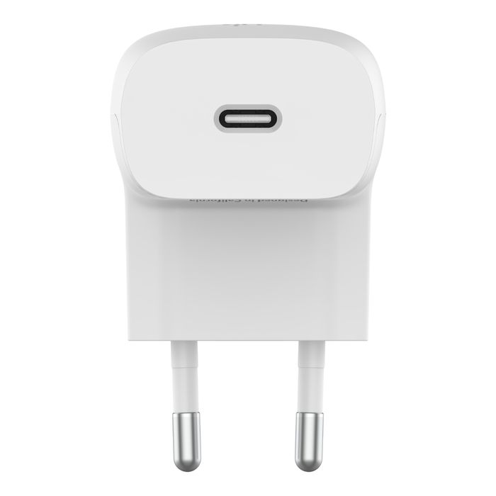 Зарядний пристрій мережевий Belkin 20Вт USB-C PD PPS, білий