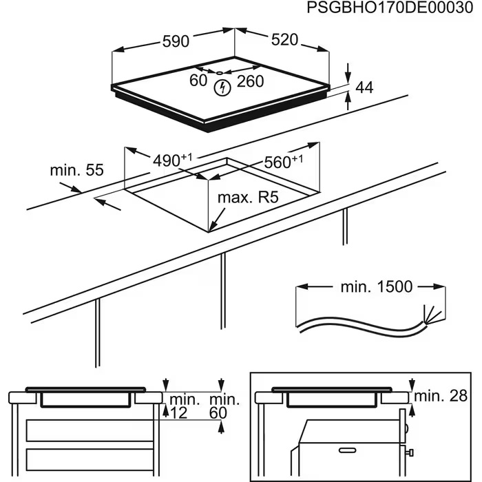 Варочная поверхность индукционная Electrolux EIS62443