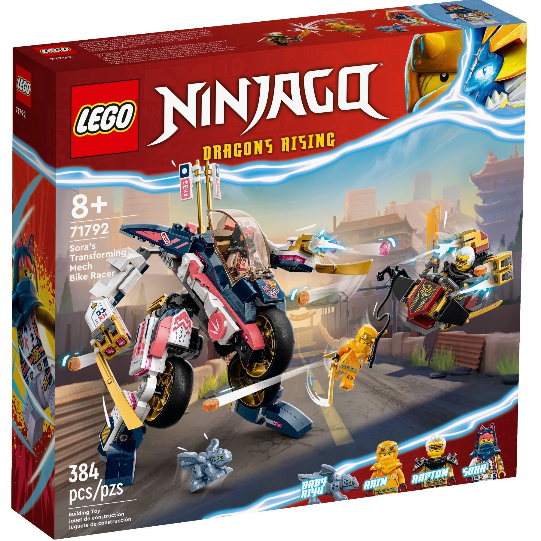 LEGO 71792 Ninjago Гоночний трансформований мотоцикл-робот Сори