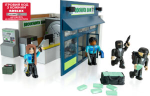 Ігровий набір Roblox Deluxe Playset Brookhaven: Outlaw and Order W12, 4 фігурки та аксесуари