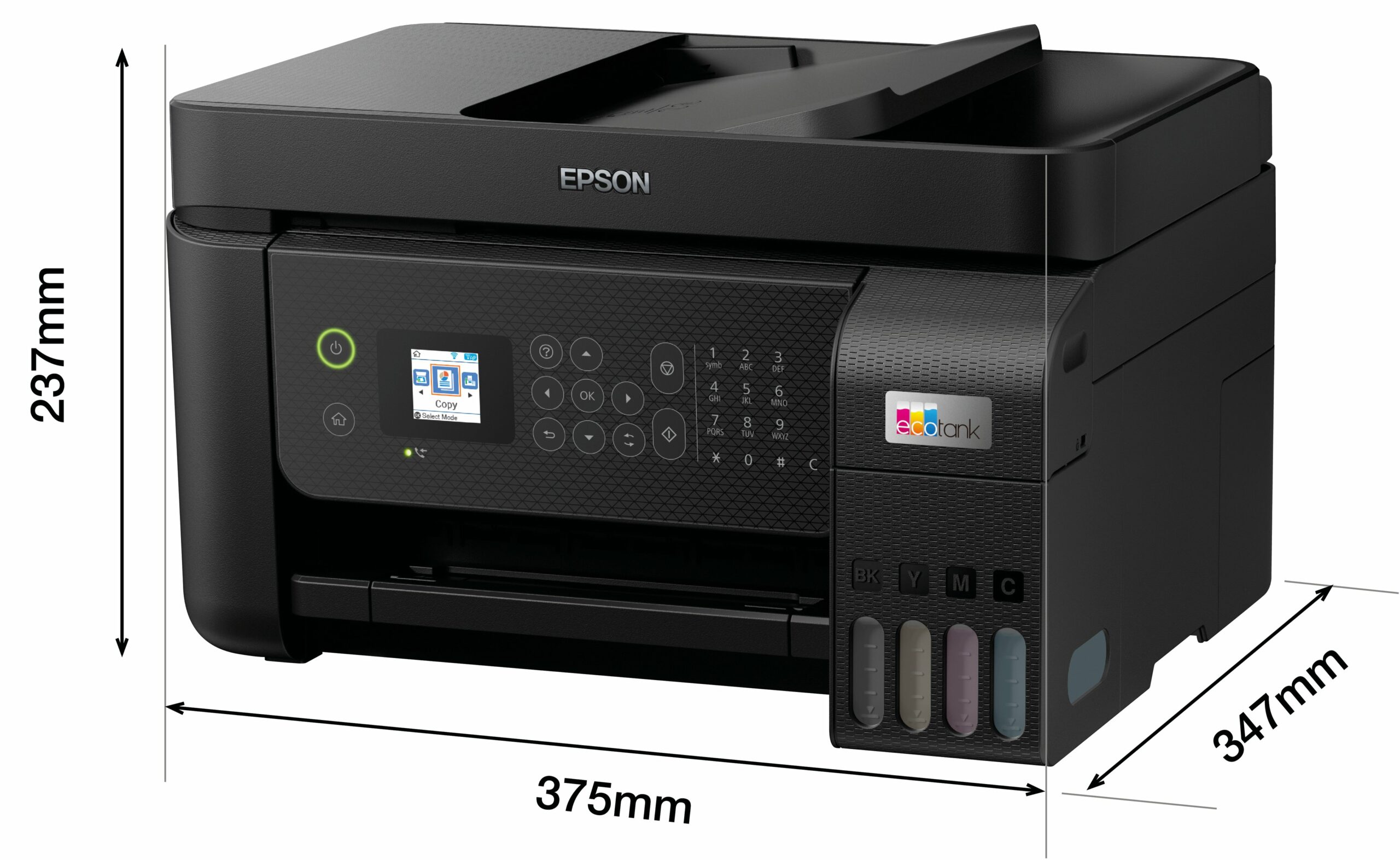 БФП струменевий Epson EcoTank L5290 з WI-FI (C11CJ65407)