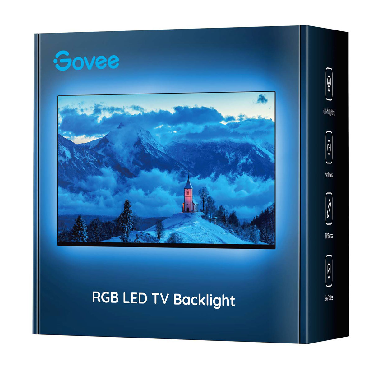 Набір підсвічування Govee H6179 TV LED Backlight, 46-60', RGB, WI-FI/Bluetooth, чорний