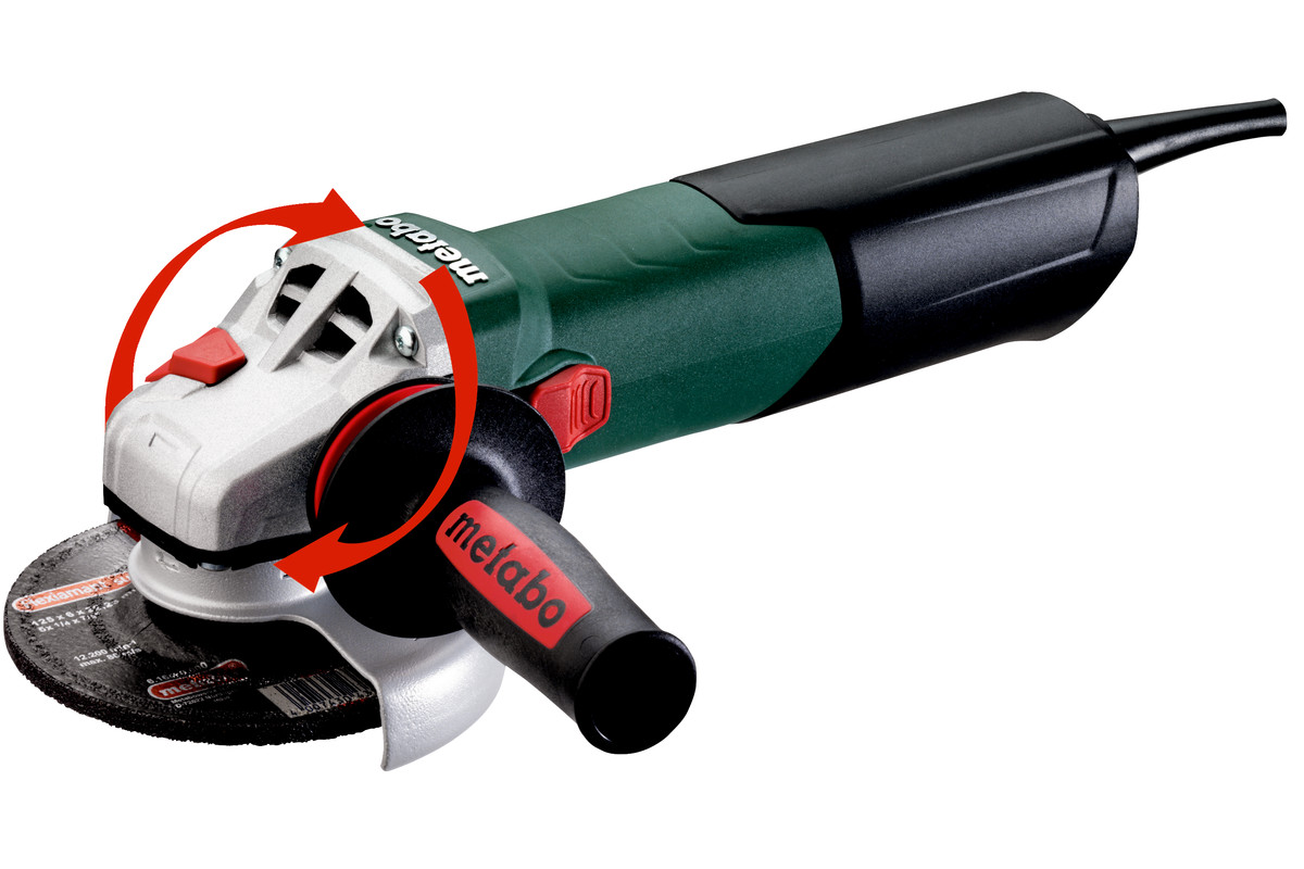 Шліфмашина кутова Metabo WEV 19-125 Q M-BRUSH, 125мм, 1900Вт, 2800-11000об•хв, М14, 2.5кг