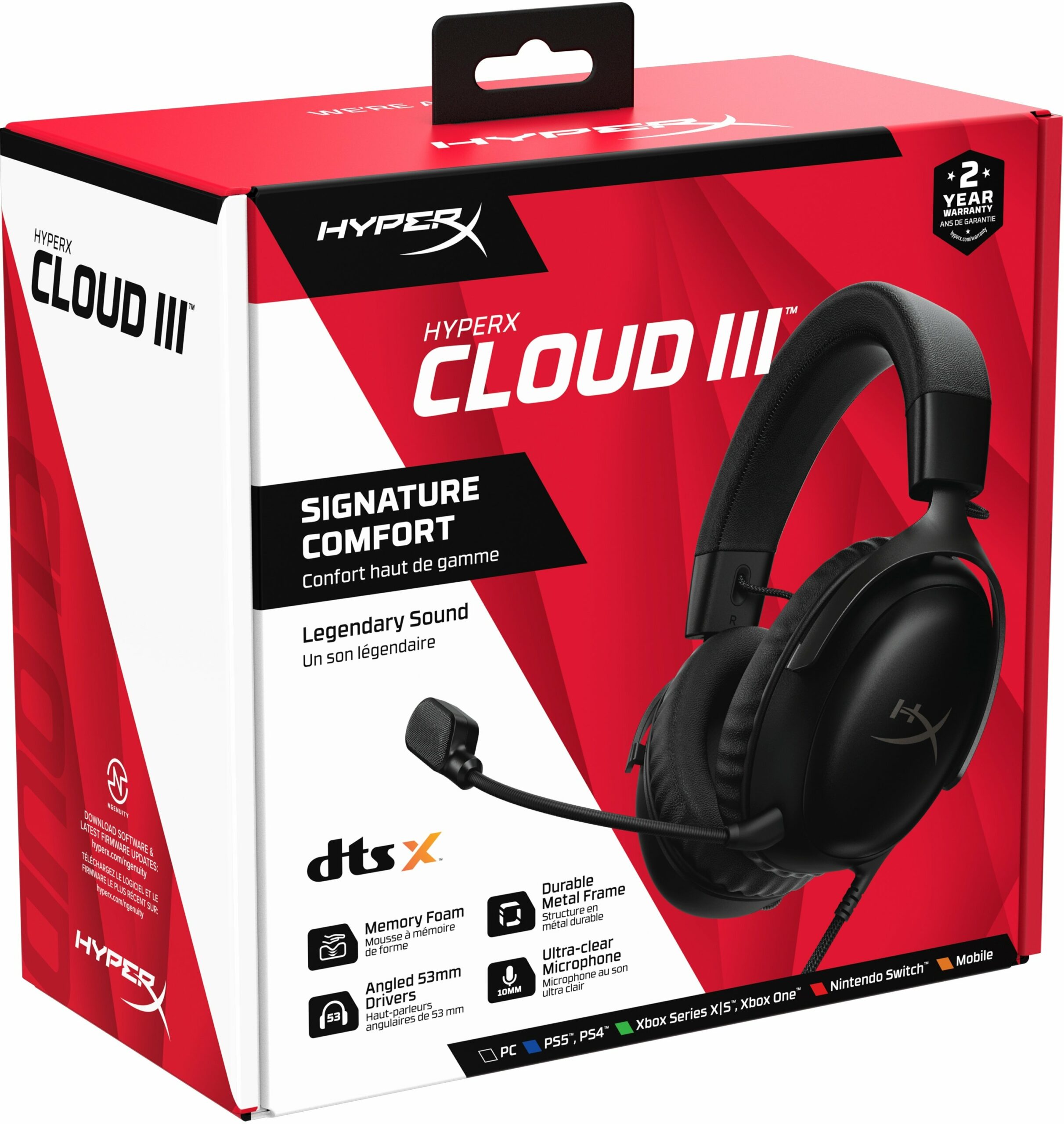 Игровая гарнитура HyperX Cloud III Black (727A8AA)