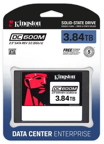 Накопичувач SSD Kingston 2.5" 3.84TB SATA DC600M (SEDC600M/3840G)