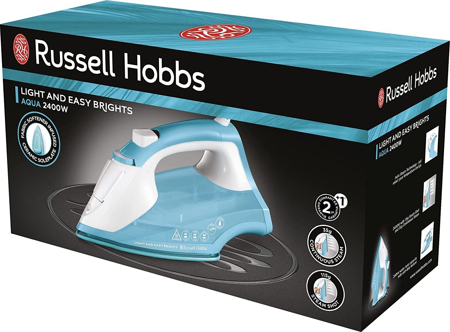 Утюг Russell Hobbs 26482-56 Light & Easy Brights Aqua Iron