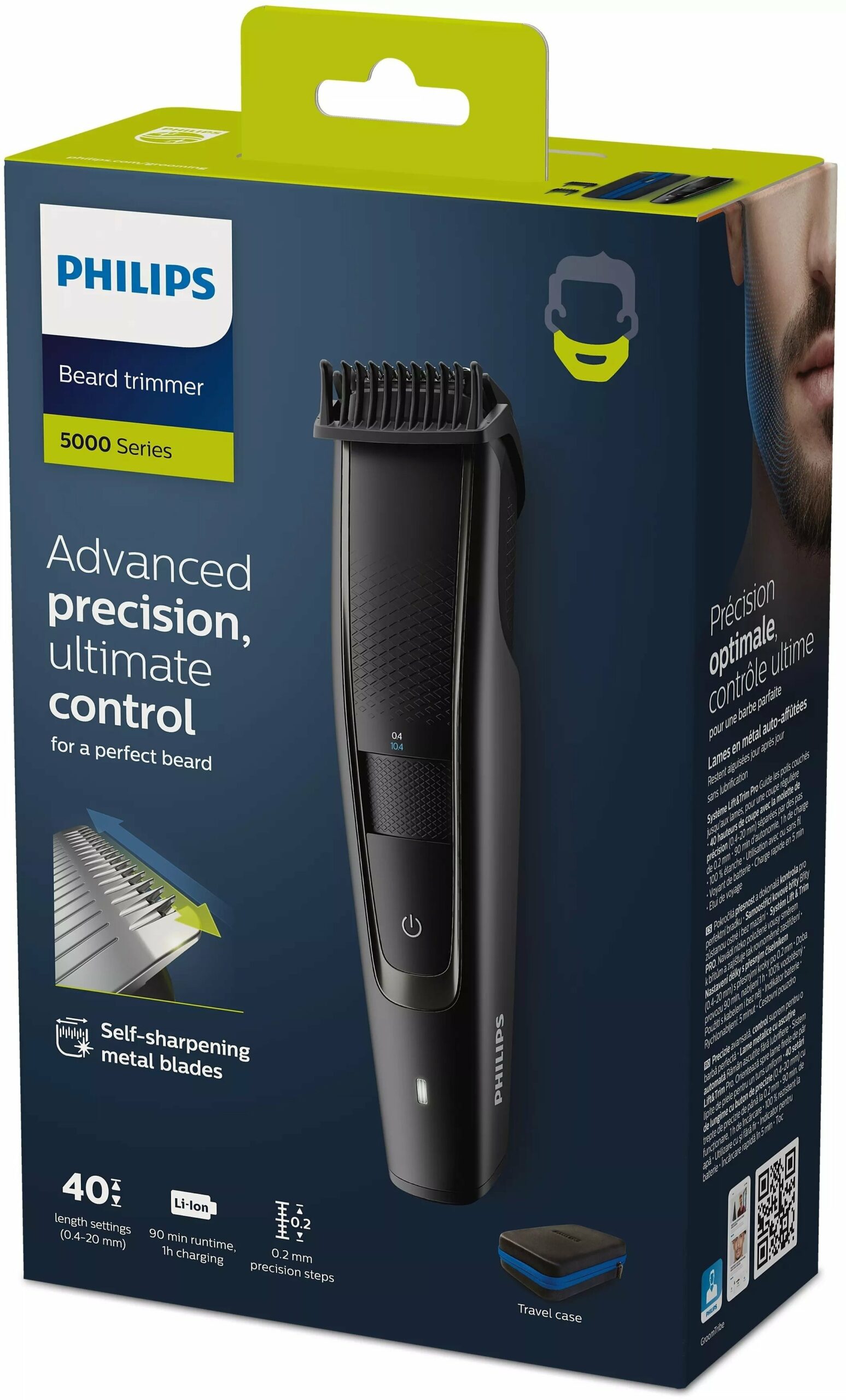 Тример для бороди Philips Beardtrimmer Series 5000 BT5515/70