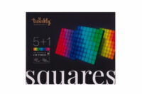 Smart LED панель Twinkly Squares 1+5 RGB, Gen II, IP20, 16x16см, білий кабель (TWQ064STW-07-BEU)