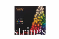 Smart LED Гірлянда Twinkly Strings RGBW 600, Gen II, IP44, довжина 48м, кабель чорний (TWS600SPP-BEU)