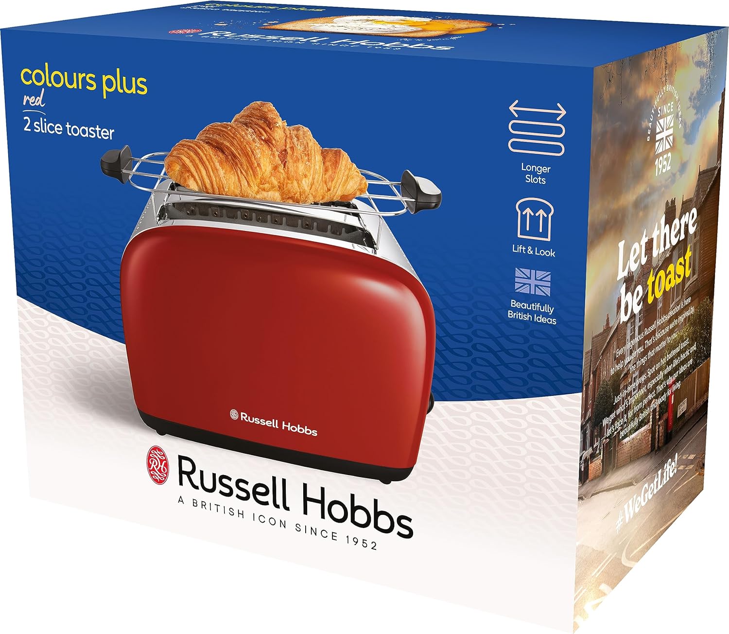 Тостер Russell Hobbs Colours Plus 26554-56 Red