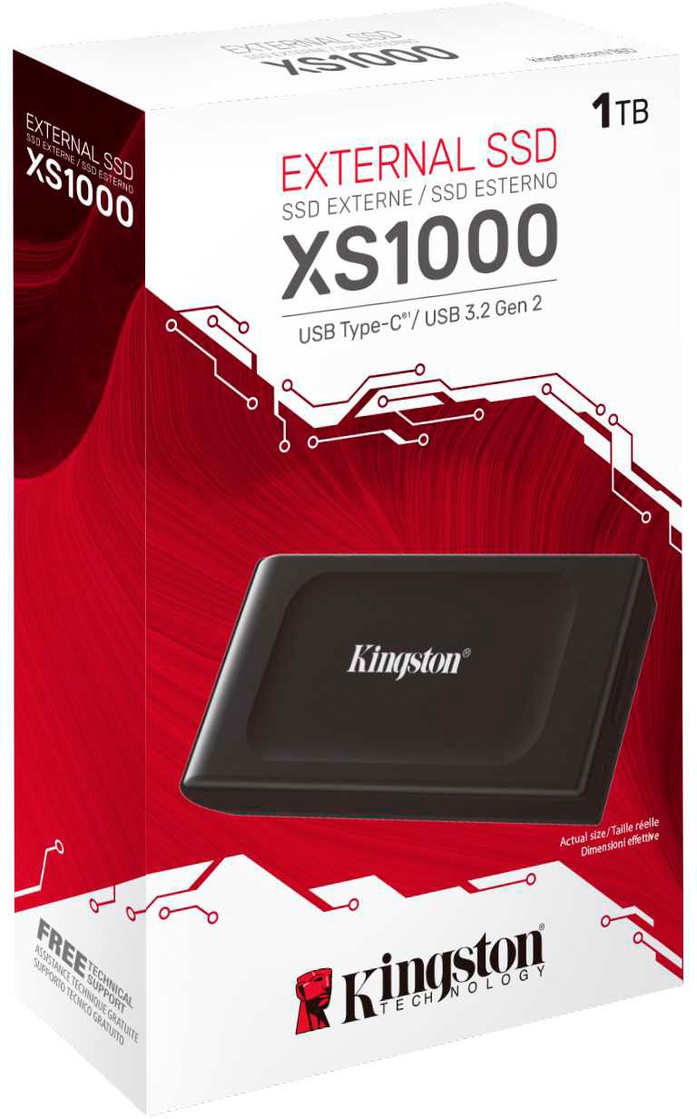 Портативний SSD Kingston XS1000 Portable 1000GB USB 3.2 Gen 2 (SXS1000/1000G)