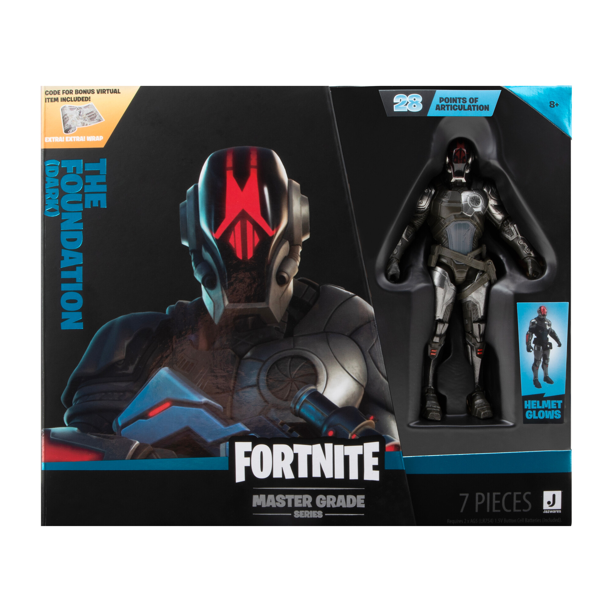 Коллекционная фигурка Fortnite Master Series Figure The Foundation (Dark), 10см