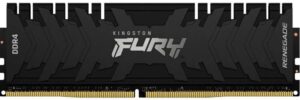 Пам`ять ПК Kingston DDR4 32GB KIT (16GBx2) 3200 FURY Renegade Black (KF432C16RB12K2/32)