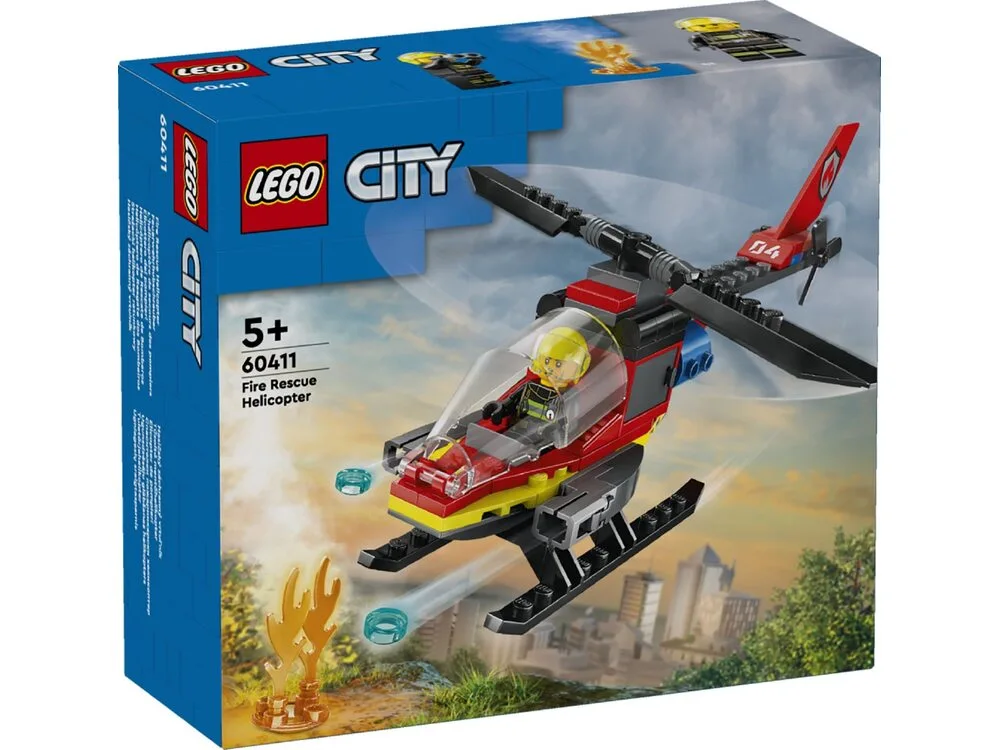 LEGO City Пожежний рятувальний вертоліт 60411