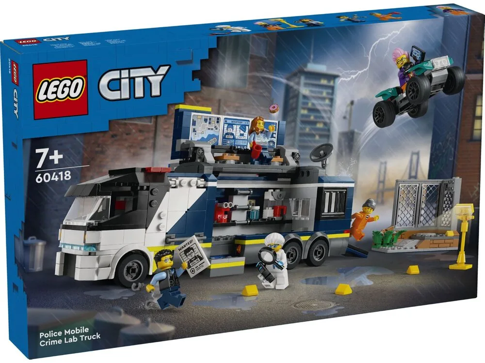 LEGO City Передвижная полицейская криминалистическая лаборатория 60418