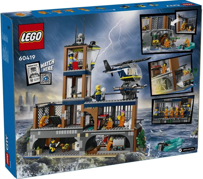 LEGO City Поліцейський острів-в`язниця 60419