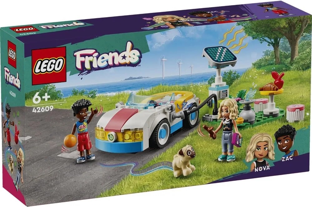 LEGO Friends Електромобіль та зарядний пристрій 42609