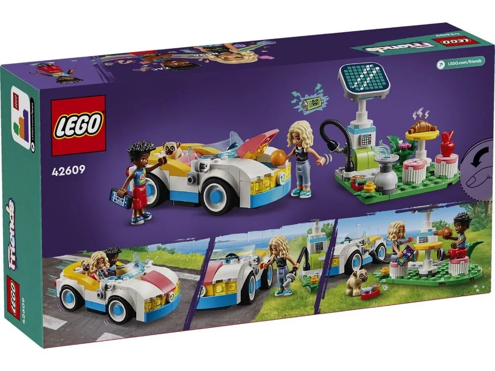 LEGO Friends Електромобіль та зарядний пристрій 42609