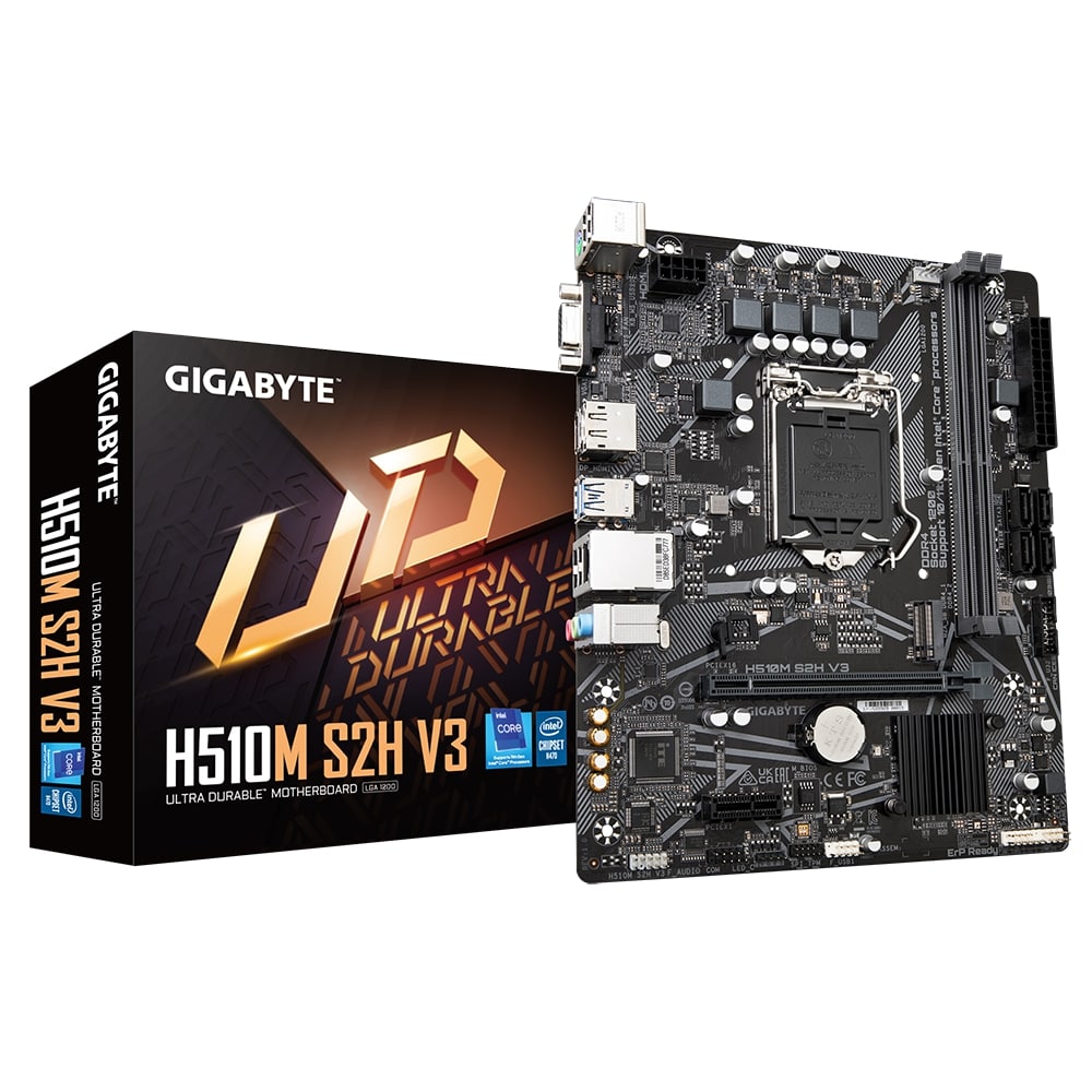 Материнская плата GIGABYTE H510M S2H V3 s1200 H470 2xDDR4 HDMI DP mATX